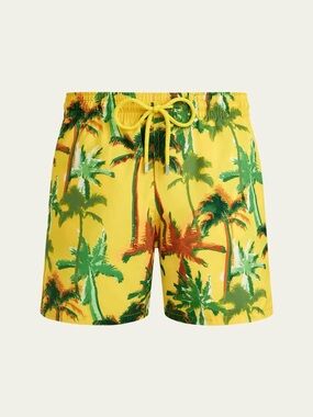 Vilebrequin Packable Palms Swim Shorts Size XL Like New